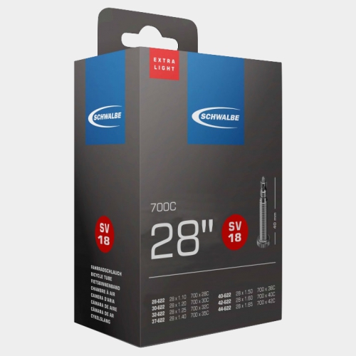 Slang Schwalbe Extra Light SV18 28/44-622 racerventil 40 mm