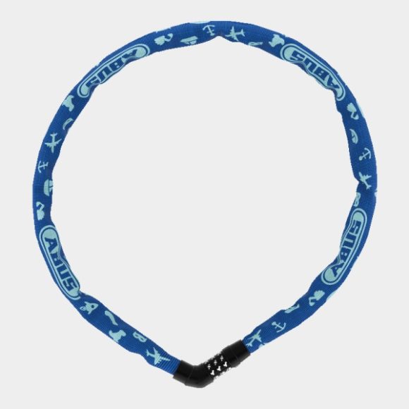 Kättinglås ABUS Steel-O-Chain 4804C, 75 cm, Ø4 mm, Blue Symbols