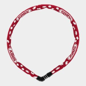 Kättinglås ABUS Steel-O-Chain 4804C, 75 cm, Ø4 mm, Pink Symbols