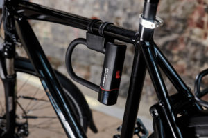 Bygellås Trelock U5 Mini Flex, 178 mm, inkl. fäste + Låsvajer Trelock Flex, 120 cm
