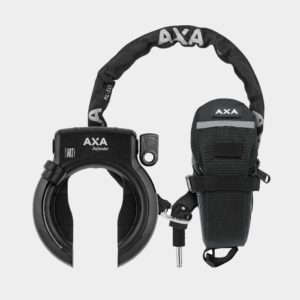 Ramlås AXA Defender + Ramlåskätting Plug-in AXA RLC, 100 cm, Ø5.5 mm + väska