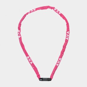 Kättinglås AXA Rigid RCC, 120 cm, Ø3.5 mm, rosa