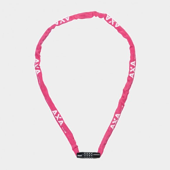 Kättinglås AXA Rigid RCC, 120 cm, Ø3.5 mm, rosa