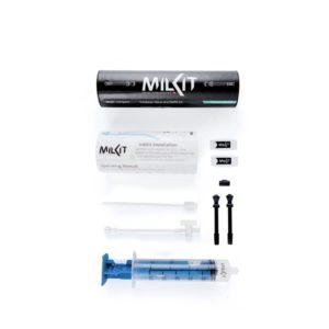 Tubelessventilkit milKit Compact, 55 mm, aluminium