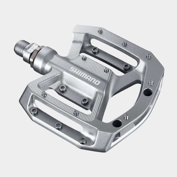 Pedaler Shimano GR500, 1 par, Plattformspedaler, silver