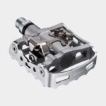 Pedaler Shimano M324, 1 par, Kombipedaler, silver, inkl. klossar