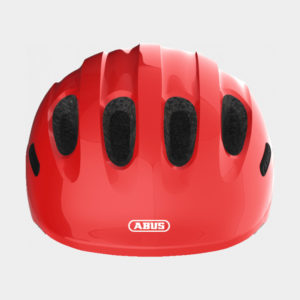 Cykelhjälm ABUS Smiley 2.0 Sparkling Red, grönt spänne, Small (45 - 50 cm)