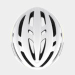 Cykelhjälm Giro Agilis MIPS W Matte White Citron, Small (51 - 55 cm)