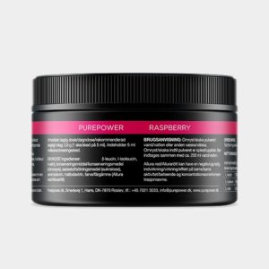 Aminosyra PurePower Amino Acid BCAA Raspberry, 150 gram