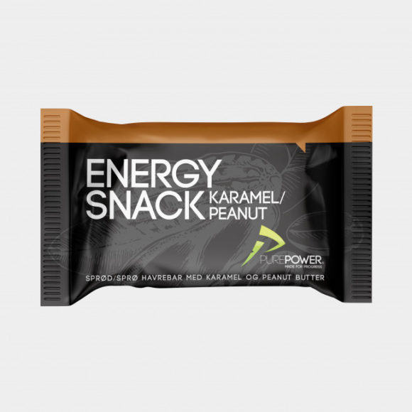 Energibar PurePower Energy Snack Caramel & Peanut, 60 gram