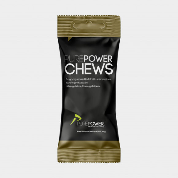 Energigodis PurePower Chews Mixed Flavours, 40 gram