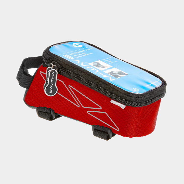 Ramväska M-Wave Rotterdam Top L, 1 liter, röd