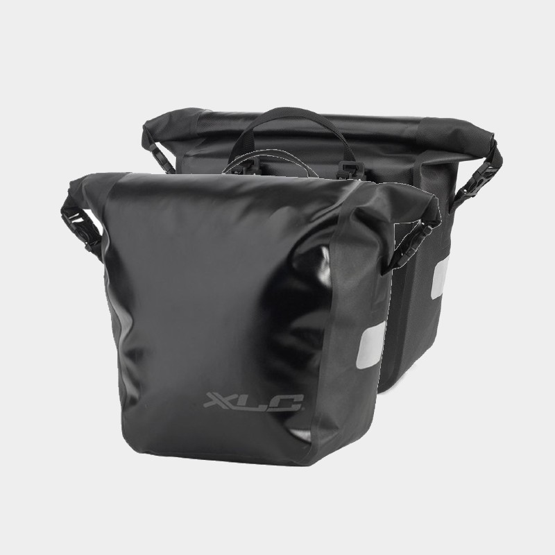 Pakethållarväskor XLC BA-W33, 2 x 10 liter