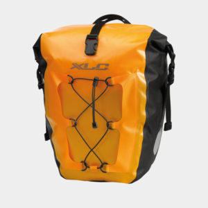 Pakethållarväskor XLC BA-W38, gul, 2 x 18 liter