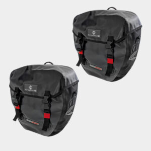 Pakethållarväskor M-Wave Alberta Pannier, 2 x 16 liter, svart