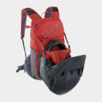 Cykelryggsäck EVOC Ride Chili Red/Carbon Grey, 12 liter + vätskebehållare (2 liter)