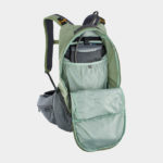 Cykelryggsäck med ryggskydd EVOC Trail Pro Light Olive/Carbon Grey, förberedd för vätskebehållare, 16 liter, Large/X-Large