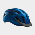 Cykelhjälm MET Allroad Blue Black/Matt, Small (52 - 56 cm)