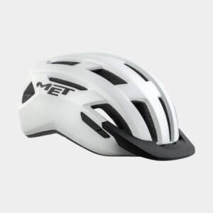 Cykelhjälm MET Allroad White/Matt, Medium (56 - 58 cm)