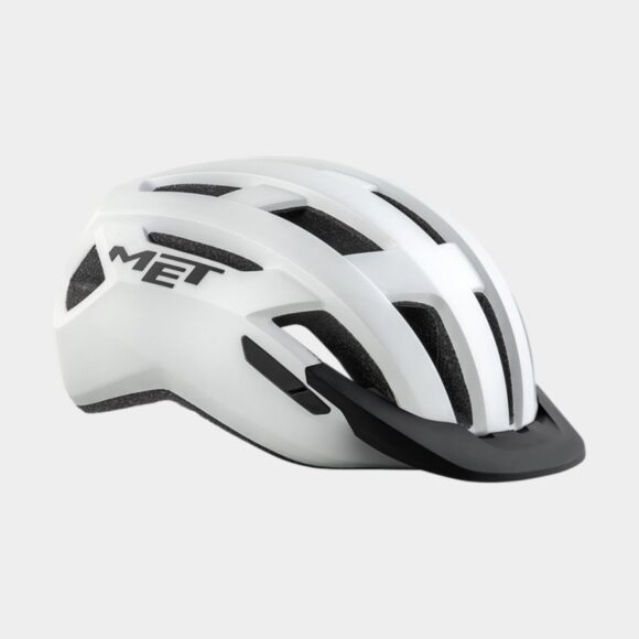 Cykelhjälm MET Allroad White/Matt, Large (58 - 61 cm)