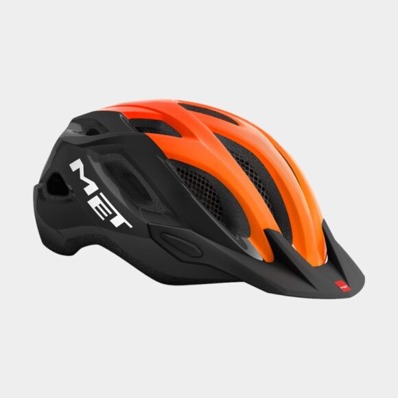 Cykelhjälm MET Crossover Black Orange/Glossy, Medium (52 - 59 cm)