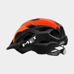 Cykelhjälm MET Crossover Black Orange/Glossy, Medium (52 - 59 cm)