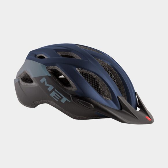 Cykelhjälm MET Crossover Blue Black/Matt, Medium (52 - 59 cm)