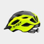 Cykelhjälm MET Crossover Safety Yellow Grey/Glossy, Medium (52 - 59 cm)