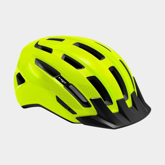 Cykelhjälm MET Downtown Safety Yellow/Glossy, Small / Medium (52 - 58 cm)