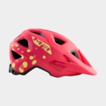 Cykelhjälm MET Eldar Coral Pink Polka Dots/Matt, Universal (52 - 57 cm)