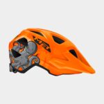 Cykelhjälm MET Eldar Orange Octopus/Matt, Universal (52 - 57 cm)