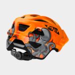 Cykelhjälm MET Eldar Orange Octopus/Matt, Universal (52 - 57 cm)