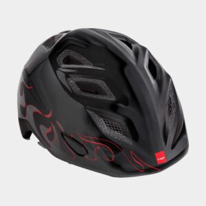 Cykelhjälm MET Genio Red/Glossy Green Buckle, grönt spänne, Universal (52 - 57 cm)