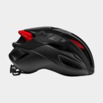 Cykelhjälm MET Rivale Black Red/Matt Glossy, Medium (56 - 58 cm)