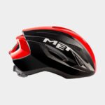 Cykelhjälm MET Strale Black Red Panel/Glossy, Medium (56 - 58 cm)