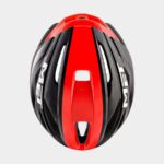 Cykelhjälm MET Strale Black Red Panel/Glossy, Medium (56 - 58 cm)