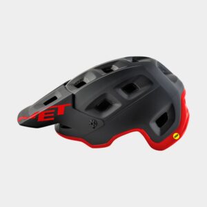 Cykelhjälm MET Terranova MIPS Black Red/Matt Glossy, Large (58 - 61 cm)