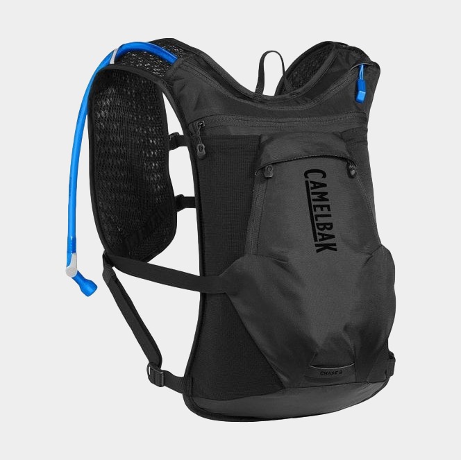Cykelryggsäck Camelbak Chase 8 Vest Black, 8 liter + vätskebehållare (2 liter)