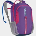 Cykelryggsäck för barn Camelbak Scout Purple Sapphire/Azaela, 12.5 liter + vätskebehållare (1.5 liter)