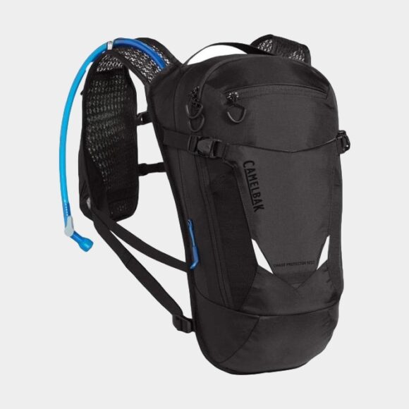 Cykelryggsäck med ryggskydd Camelbak Chase Protector Vest Black, förberedd för vätskebehållare, 8 liter