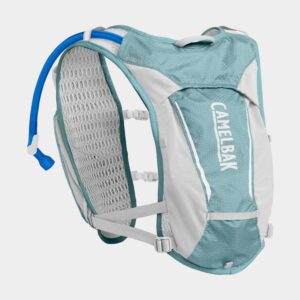 Vätskeryggsäck Camelbak Women's Circuit Vest Aqua Sea/Silver, 5 liter + vätskebehållare (1.5 liter)