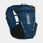 Vätskeryggsäck Camelbak Women's Ultra Pro Vest Gibraltar Navy/Silver, 7 liter + flaskor (2 x 0.5 liter), Medium