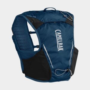 Vätskeryggsäck Camelbak Women's Ultra Pro Vest Gibraltar Navy/Silver, 7 liter + flaskor (2 x 0.5 liter), X-Small