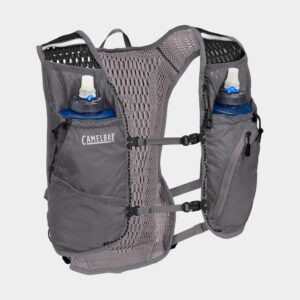 Vätskeryggsäck Camelbak Zephyr Vest Castlerock Grey/Black, 11 liter + flaskor (2 x 0.5 liter)