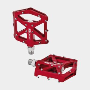Pedaler XLC PD-M12, 1 par, Plattformspedaler, röd