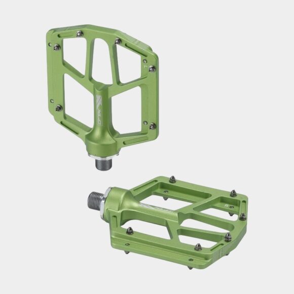 Pedaler XLC PD-M14, 1 par, Plattformspedaler, limegrön