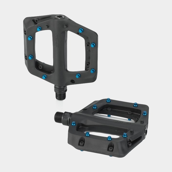 Pedaler XLC PD-M23, 1 par, Plattformspedaler, svart/blå