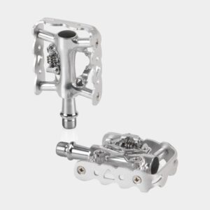 Pedaler XLC PD-S20, 1 par, Kombipedaler, silver, inkl. klossar