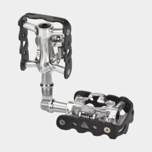 Pedaler XLC PD-S10, 1 par, Kombipedaler, silver, inkl. klossar