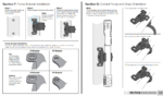 Kolsyrepump och minipump Crankbrothers Klic HP CO2, med extern slang, silver + flaskhållarfäste